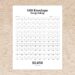 free 100 envelope savings challenge Printable